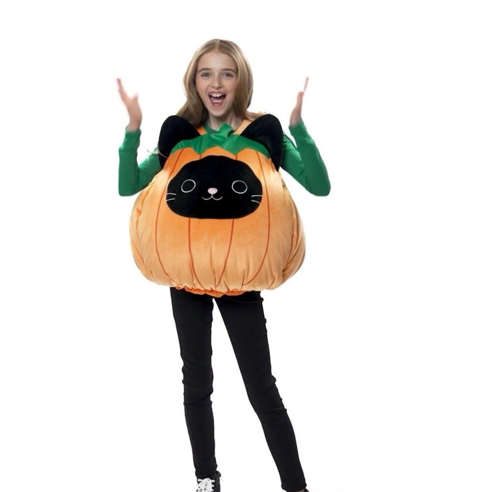 Squishmallows Calio the Cat pumpkin kids/ Sm. Adult costume soft Halloween NEW - Picture 3 of 3
